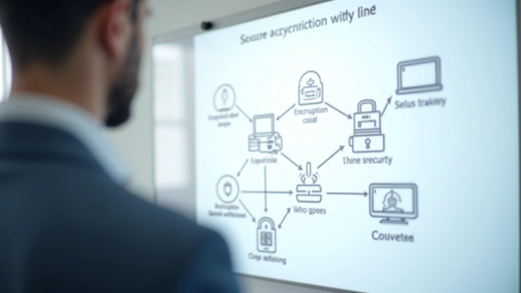 Network diagram showing encryption protocols comparison, technical security illustration on whiteboard