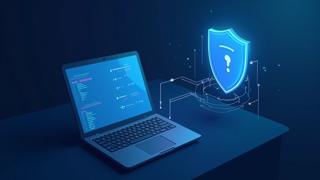 VPN encryption concept illustration showing secure connection between devices